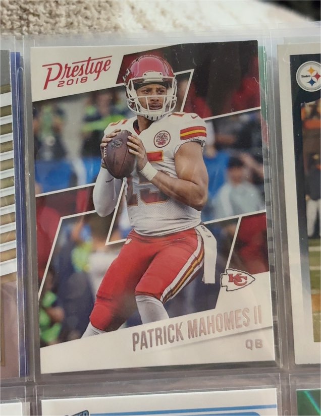 2018 Panini Prestige #22 Patrick Mahomes II — front
