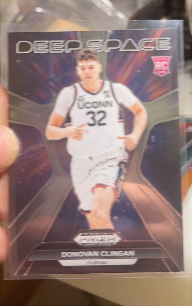 2024 Panini Prizm Draft Picks Deep Space #18 Donovan Clingan — front