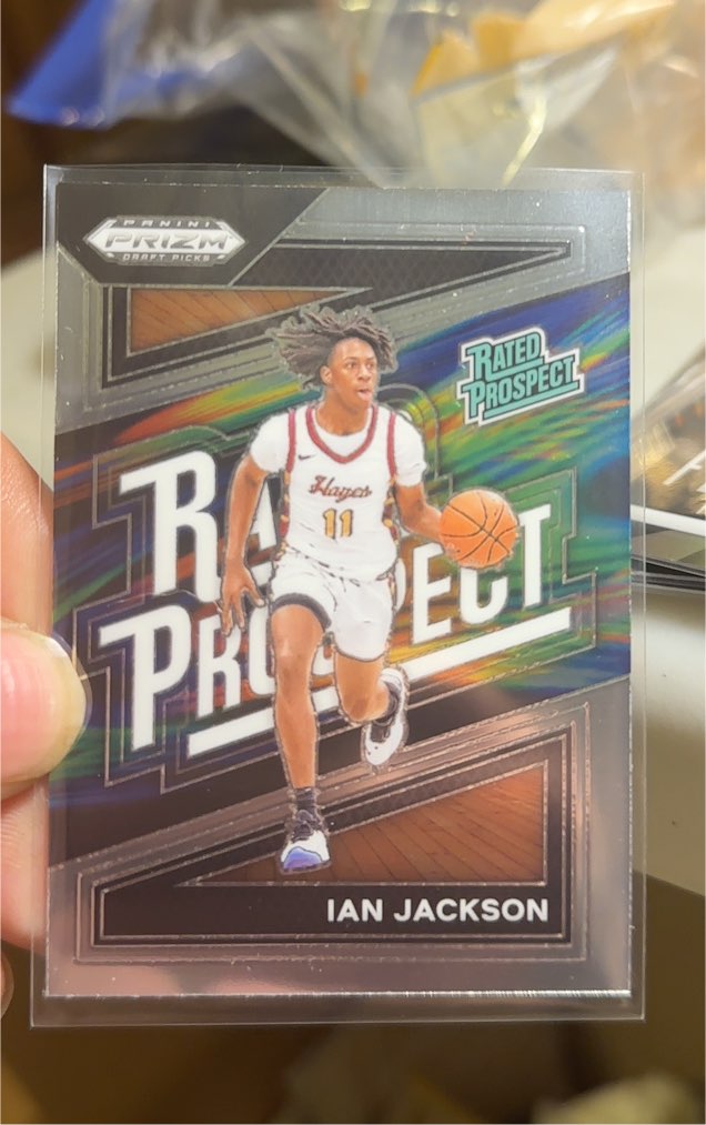 2024 Panini Prizm Draft Picks #12 Ian Jackson Rated Prospect — front