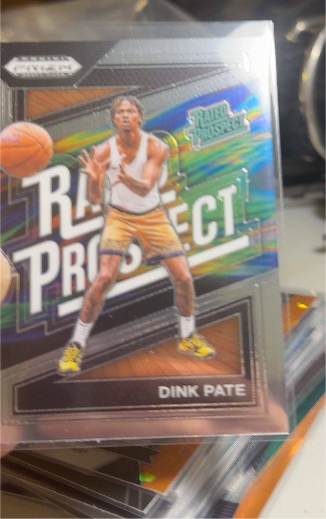 2024 Panini Prizm Draft Picks Rated Prospect #18 Dink Pate — front