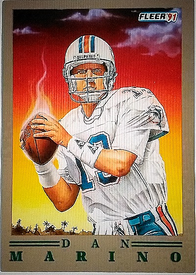 1991 Fleer Pro-Visions #5 Dan Marino — front