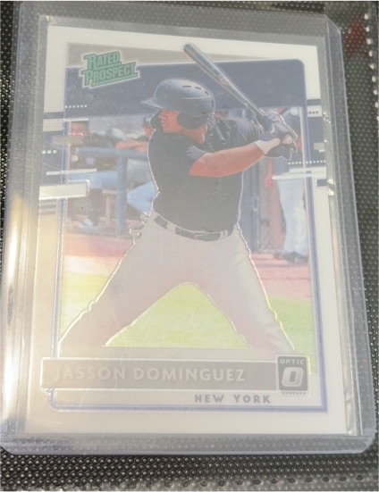 2020 Donruss Optic Rated Prospect #RP-11 Jasson Dominguez — front