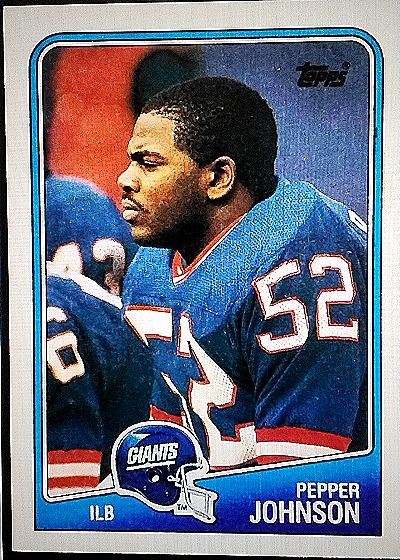1988 Topps #283 Pepper Johnson — front
