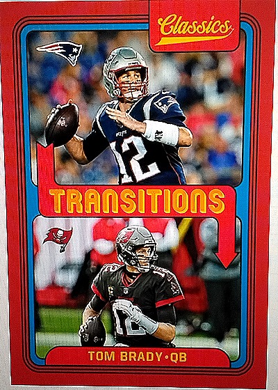 2021 Panini Classics #T-1 Tom Brady Transitions — front