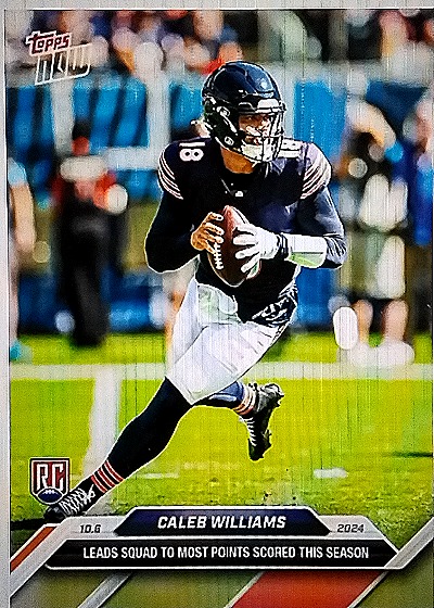 2024 Topps Now #8 Caleb Williams — front