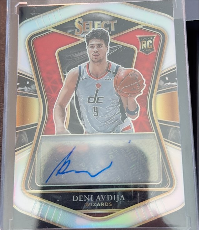 2020-21 Panini Select Rookie Signatures #RS-AVD Deni Avdija — front