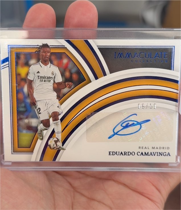 2022-23 Panini Immaculate #06/10 Eduardo Camavinga — front