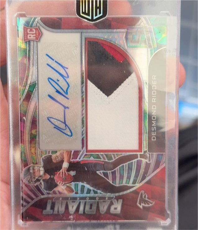 2022 Panini Spectra Radiant Rookies #RAD-DR Desmond Ridder — front