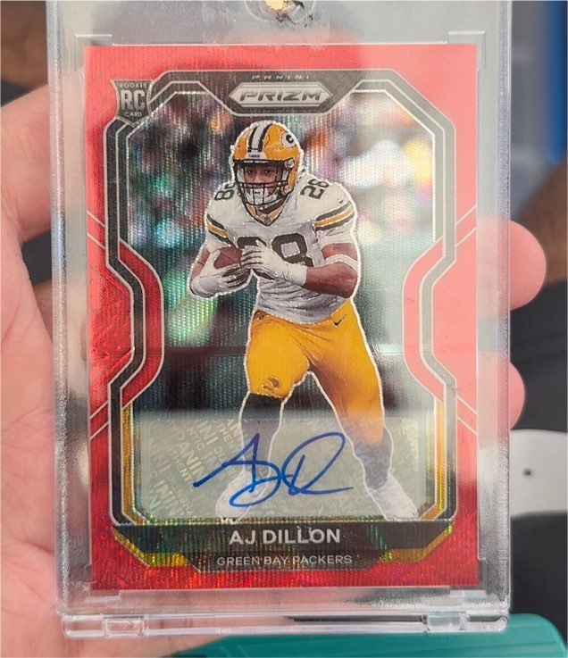 2020 Panini Prizm #364 AJ Dillon — front