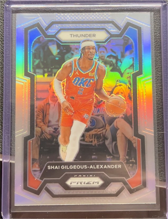 2023-24 Panini Prizm #85 Shai Gilgeous-Alexander — front