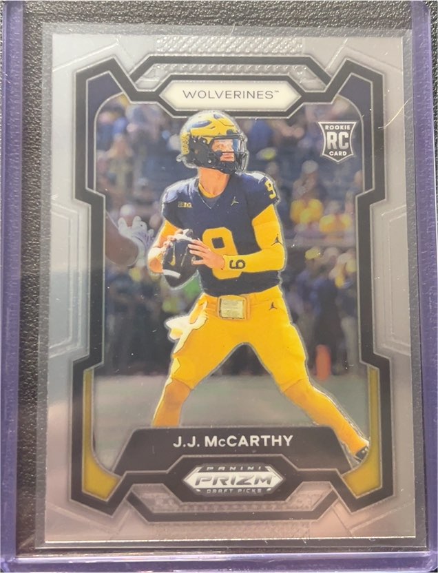 2024 Panini Prizm Draft Picks #132 J.J. McCarthy — front