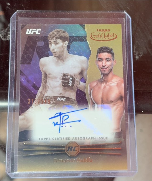 2024 Topps Gold Label UFC #RCA-FEP Fernando Padilla Rookie Autograph — front