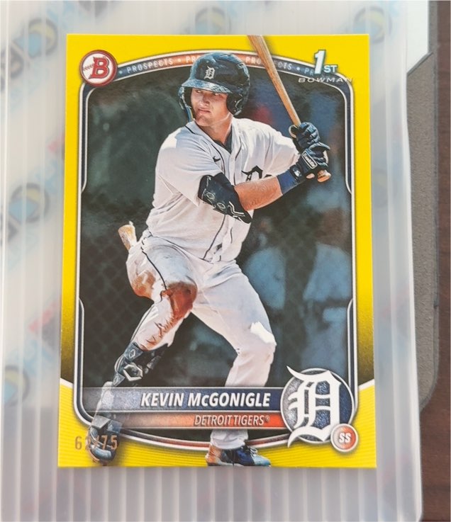 2025 Bowman #BP-79 Kevin McGonigle — front