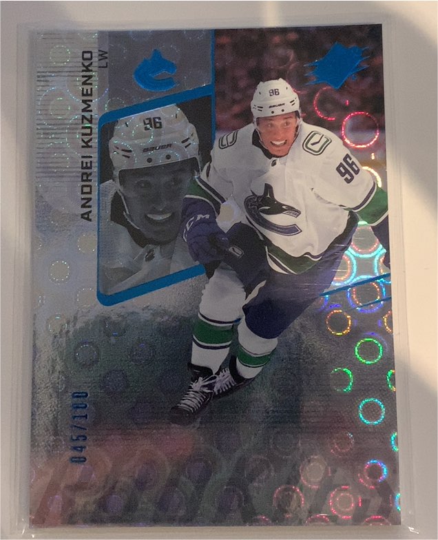 2022-23 UD SPX Rookies #141 Andrei Kuzmenko — front