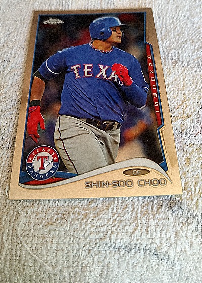 2014 Topps Chrome #122 Shin-Soo Choo — front