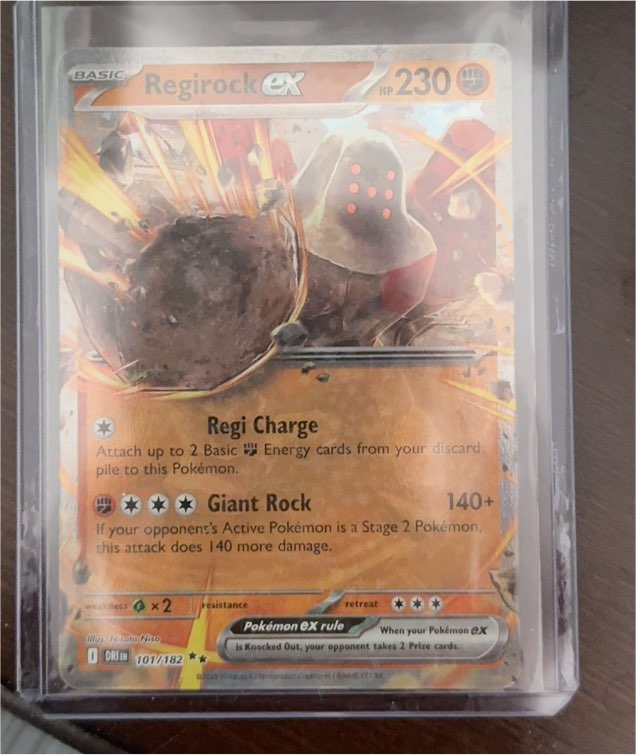 2025 Pokémon TCG Sv10: Destined Rivals #101 Regirock ex — front
