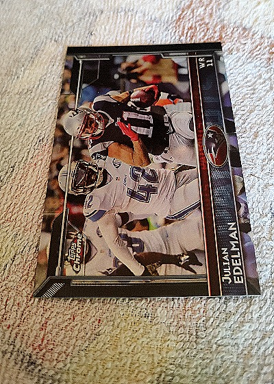 2015 Topps Chrome #65 Julian Edelman — front