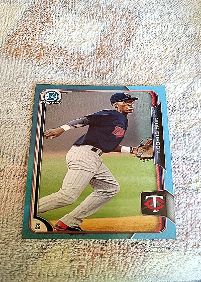 2015 Bowman Chrome Prospects #BCP75 Nick Gordon — front