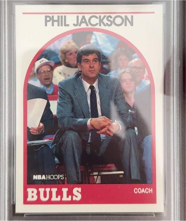 1989-90 NBA Hoops #266 Phil Jackson — front