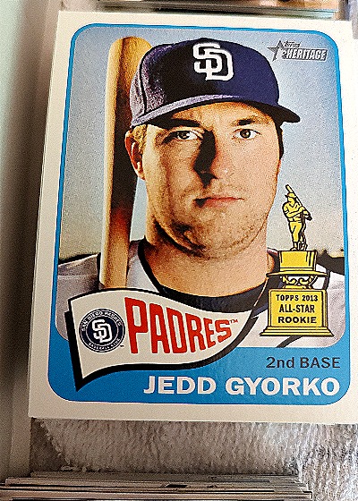 2014 Topps Heritage #387 Jedd Gyorko — front
