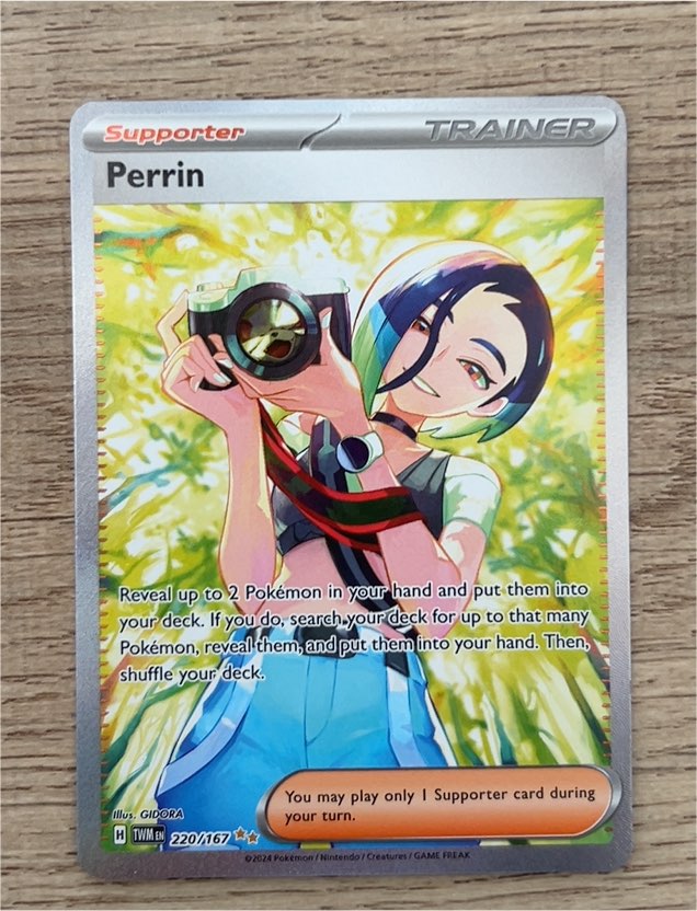 2024 Pokémon Twilight Masquerade #220/167 Perrin — front