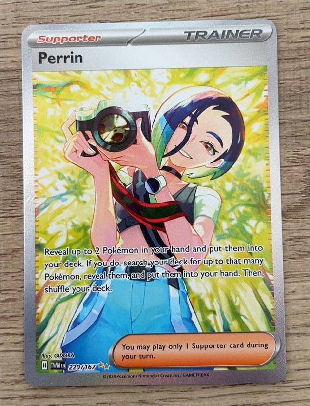 2024 Pokémon Scarlet & Violet Twilight Masquerade #220 Perrin — front