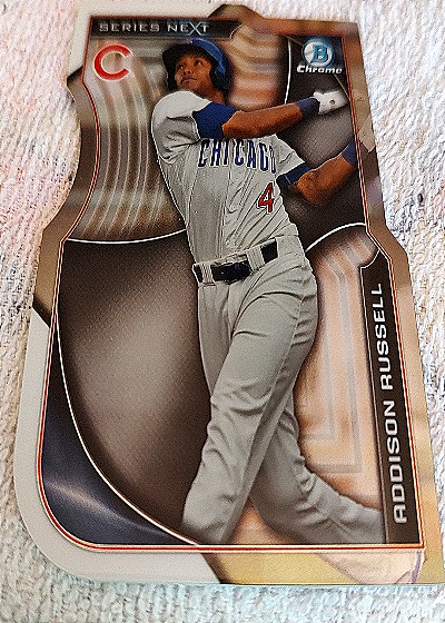 2015 Bowman Chrome Series Next Die Cuts #SN-AR Addison Russell — front