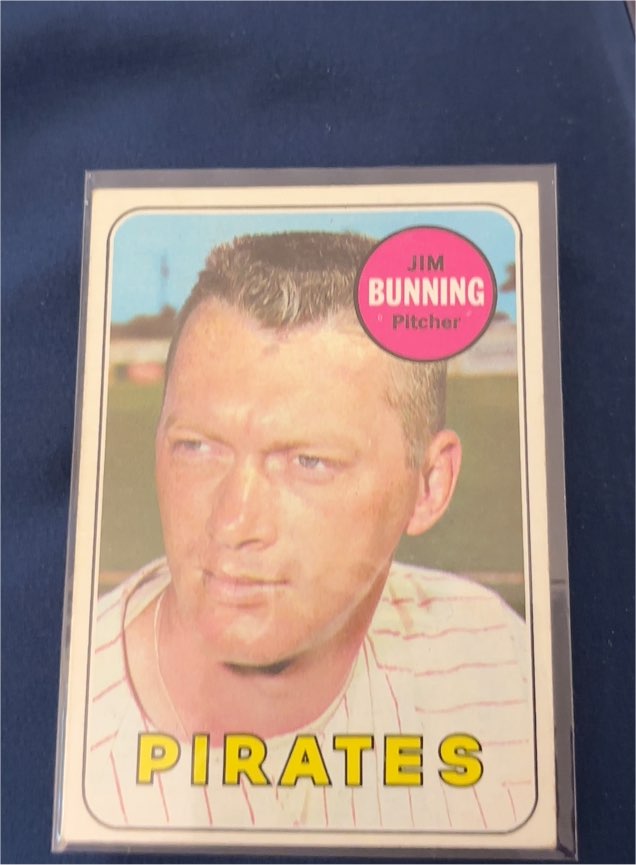 1969 Topps #175 Jim Bunning — front