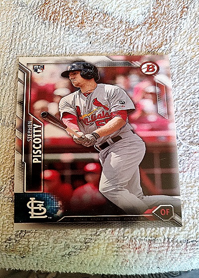 2016 Bowman #123 Stephen Piscotty — front