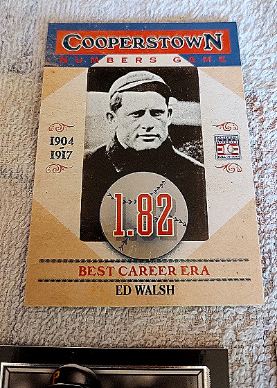 2013 Panini Cooperstown Numbers Game #1.82 Ed Walsh — front