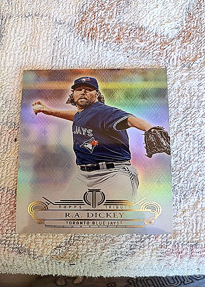 2014 Topps Tribute #52 R.A. Dickey — front