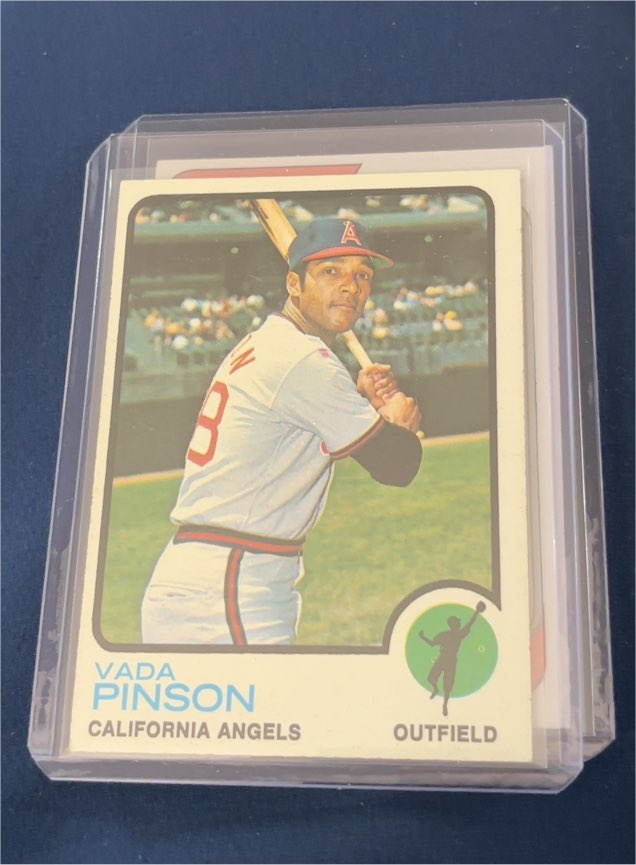 1973 Topps #75 Vada Pinson — front