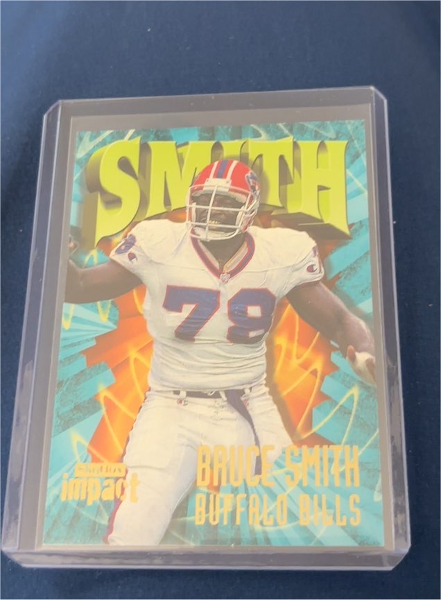 1997 SkyBox Impact #78 Bruce Smith — front