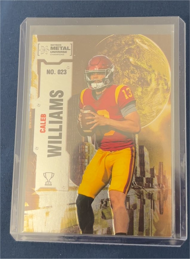 2022 Skybox Metal Universe Champions #023 Caleb Williams — front