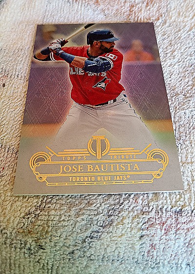 2014 Topps Tribute #17 Jose Bautista — front