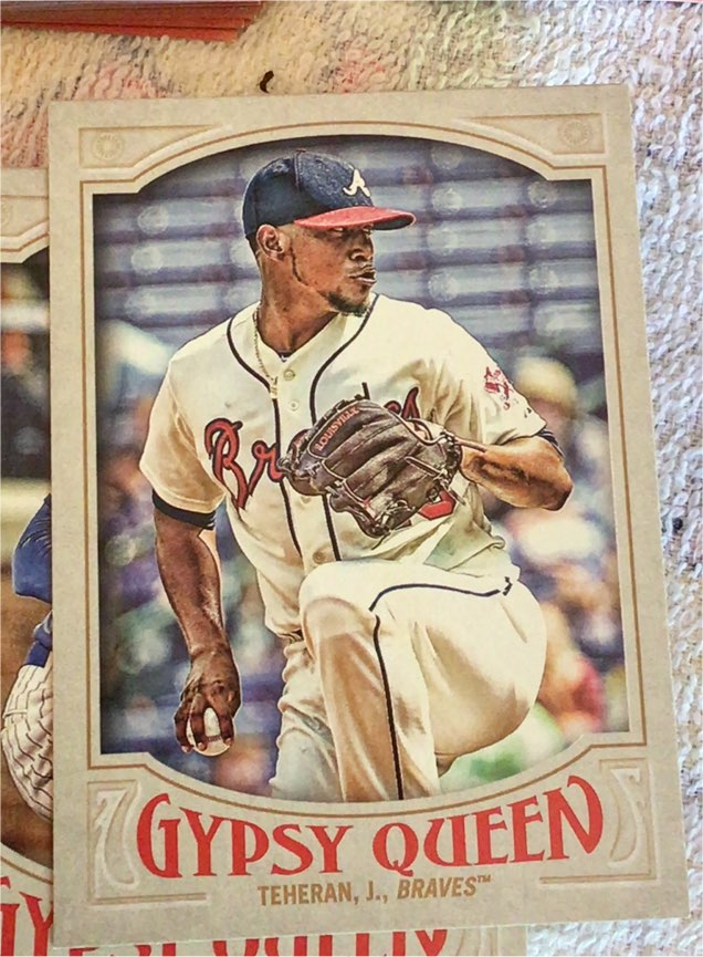 2016 Topps Gypsy Queen #211 Julio Teheran — front