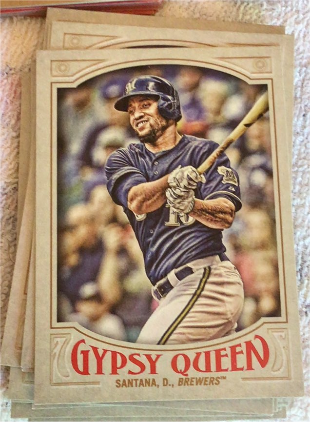 2016 Topps Gypsy Queen #253 Domingo Santana — front