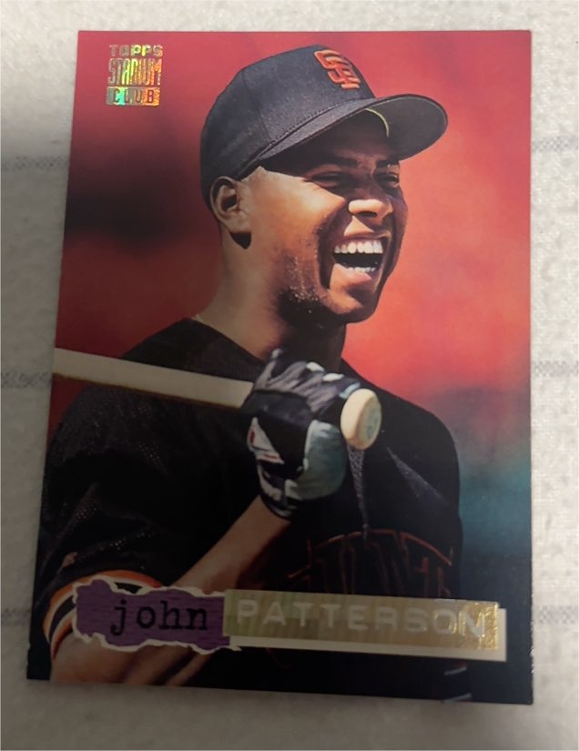 1994 Topps Stadium Club #381 John Patterson — front