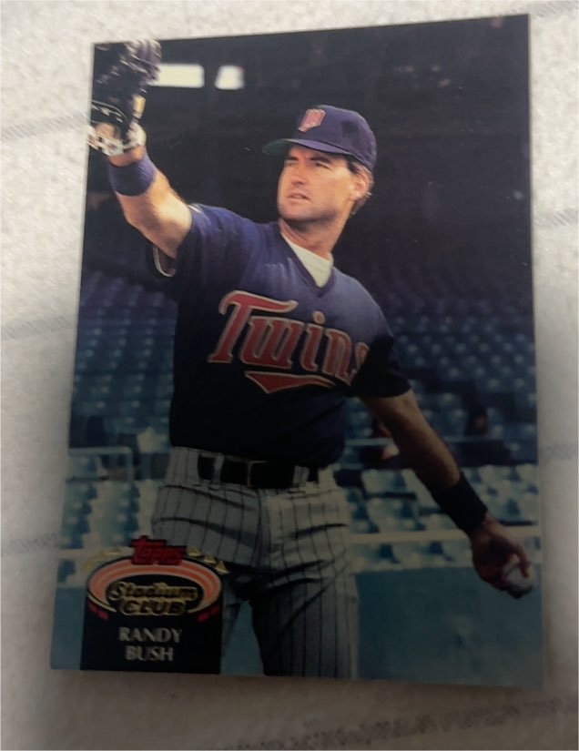 1992 Topps Stadium Club #84 Randy Bush — front