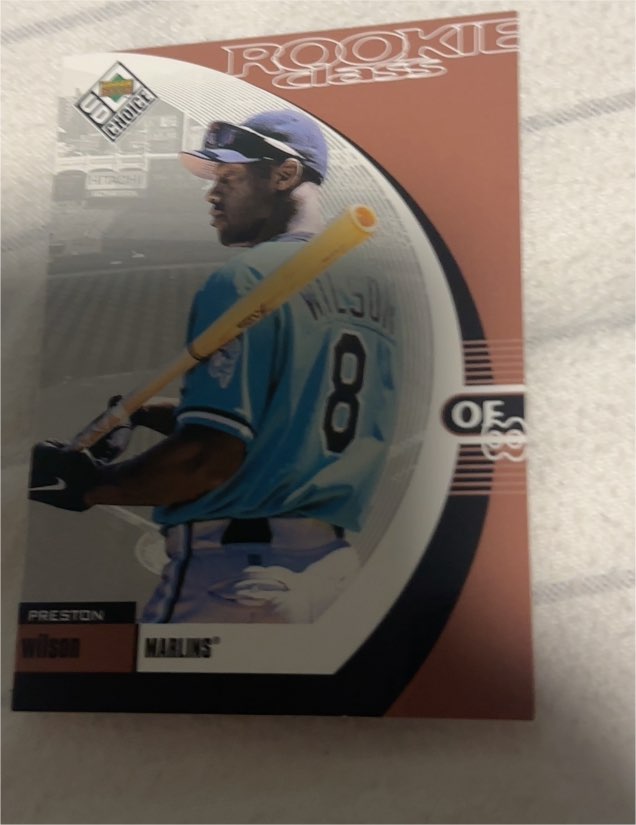 1999 Upper Deck Choice #13 Preston Wilson — front