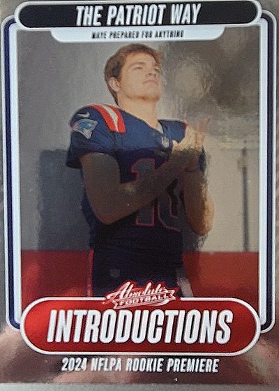 2024 Panini Absolute Introductions #I-DME Drake Maye — front