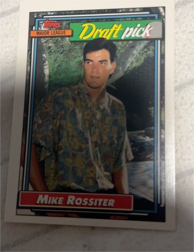 1992 Topps #474 Mike Rossiter — front
