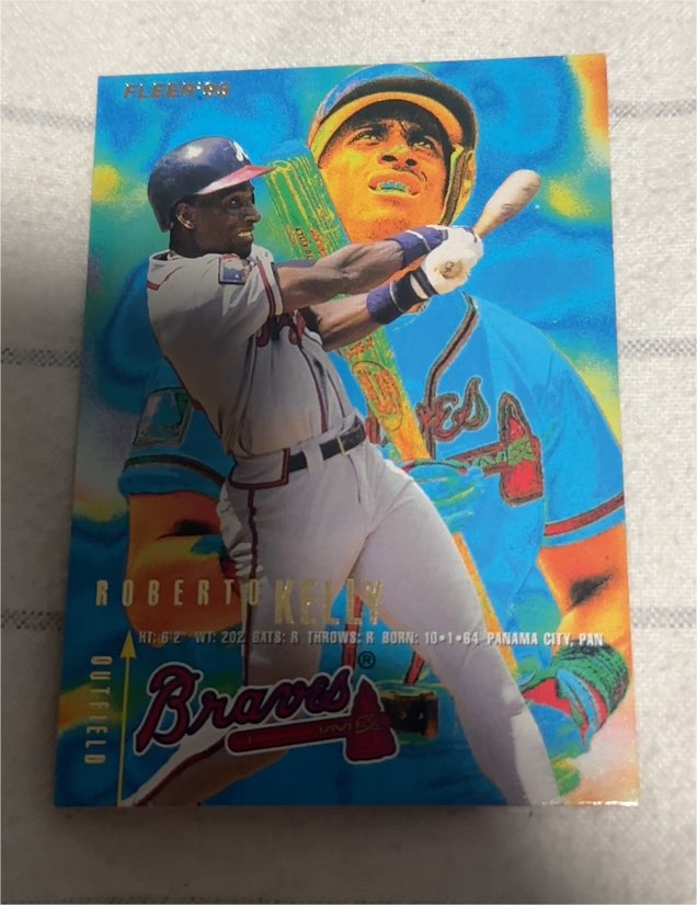 1995 Fleer #307 Roberto Kelly — front