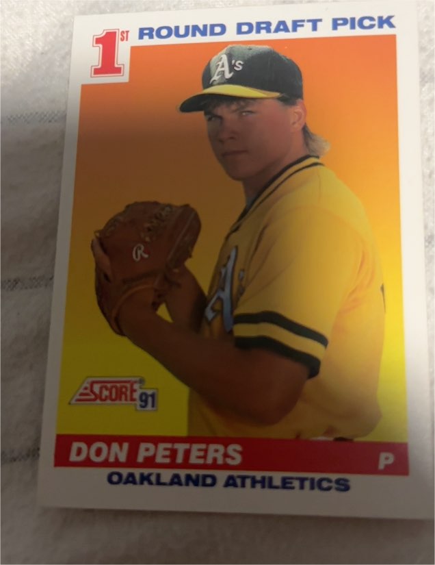 1991 Score #381 Don Peters — front