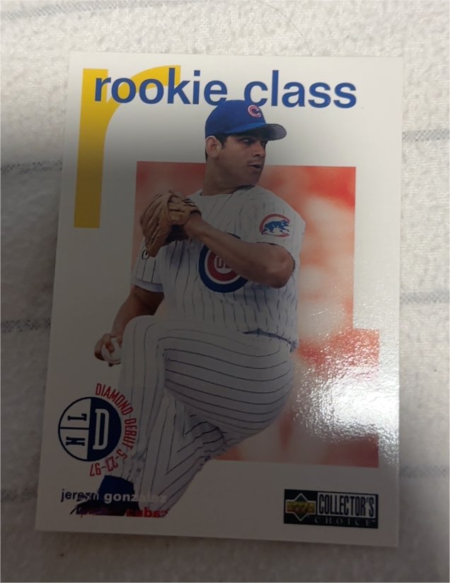 1998 Upper Deck Collector's Choice #117b Jeremi Gonzalez — front