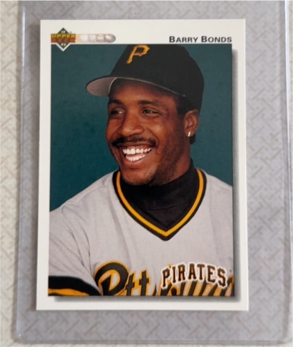 1992 Upper Deck #134 Barry Bonds — front