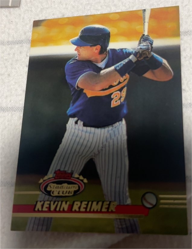 1993 Topps Stadium Club #749 Kevin Reimer — front