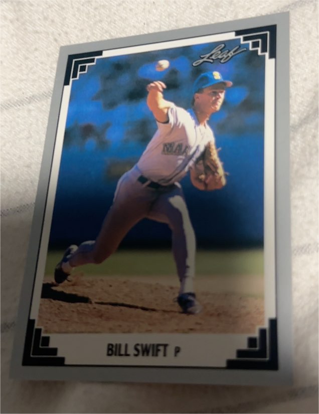1991 Leaf #380 Bill Swift — front