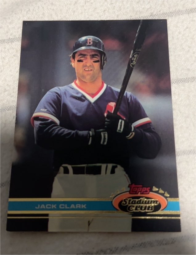 1991 Topps Stadium Club #500 Jack Clark — front