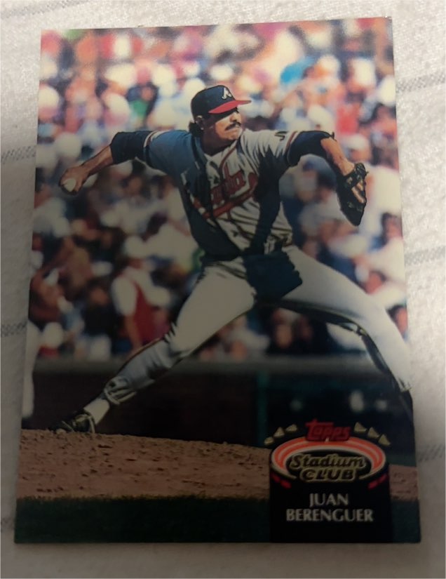1992 Topps Stadium Club #44 Juan Berenguer — front